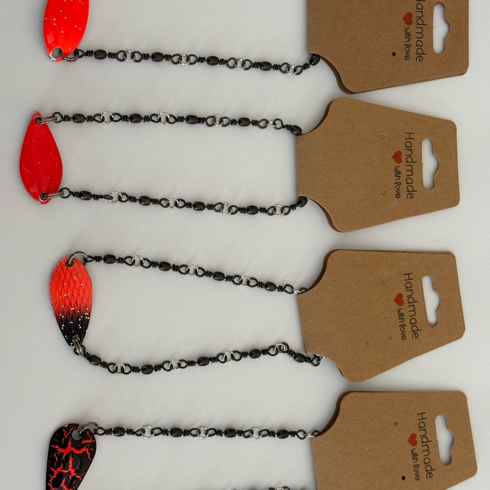 Handmade fishing lure bracelets